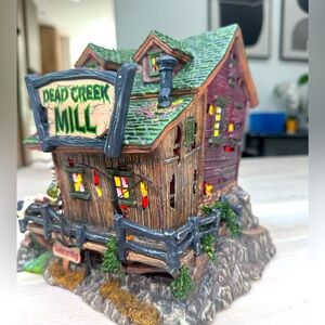 Retired 2006! Dead Creek Mill HAND NUMBERED Collectible Halloween department 56